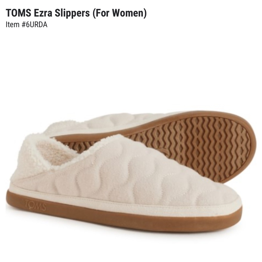 TOMS Ezra Slippers Light Sand Women’s Size 11